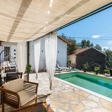 Alkinoi Seaview Villa With Private Pool By Konnect, Nisaki Nisaki  ภายนอก รูปภาพ